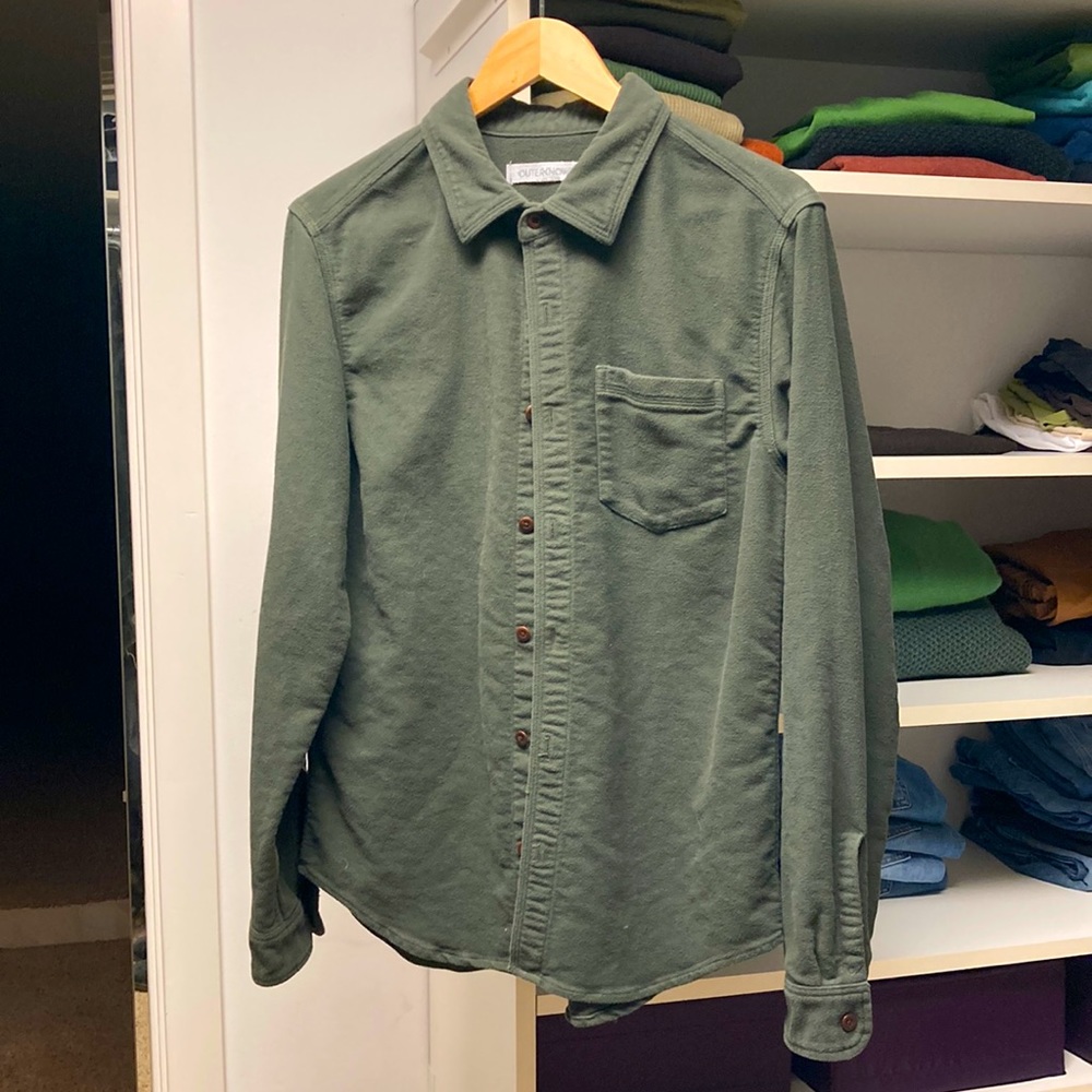 NWOT Outerknown chamois flannel shirt